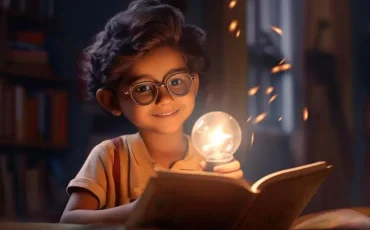A learning kid