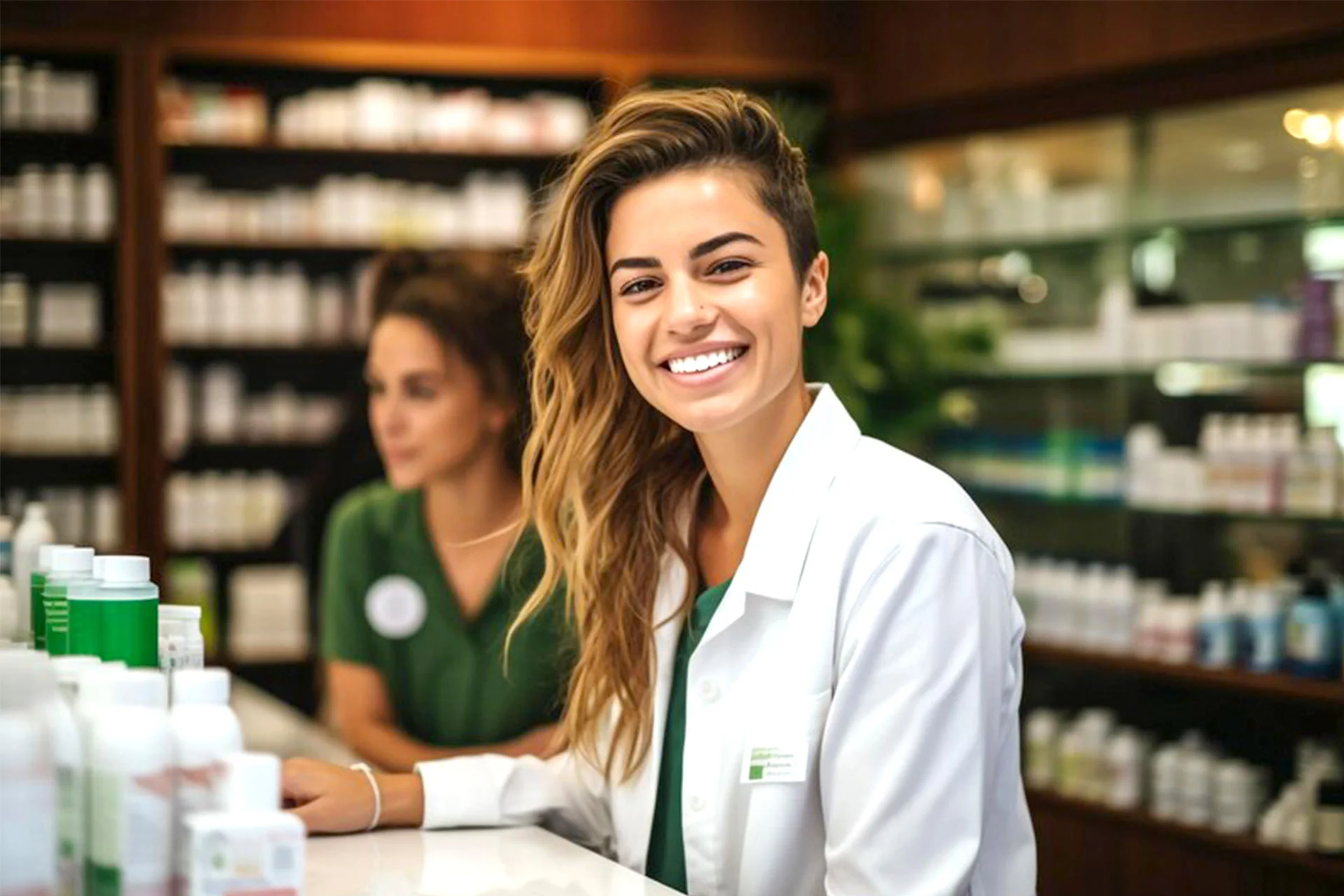 A pharmacovigilance expert with a smiling face